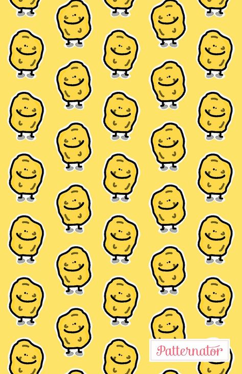 Chicken Nugget Wallpaper, Nugget Wallpaper, Good Luck Pictures, Wallpaper Matching, Golden Nugget, Cute Chicken, French Classroom, Chicken Nugget, Simple Iphone Wallpaper