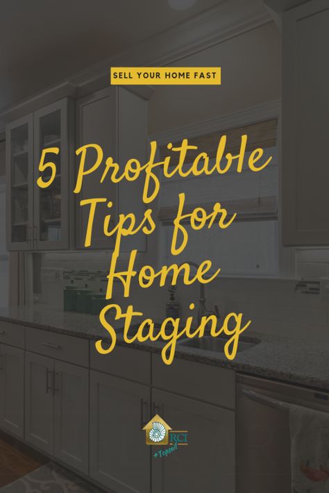 5 Profitable Tips for Home Staging - RCI + Topsail Staging A House To Sell, Easy Home Improvement Projects, Farmhouse Side Table, Selling Tips, Cute Dorm Rooms, Sell Your House Fast, Sell Your Home, Moving Tips, New Carpet