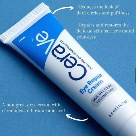 Say goodbye to tired eyes with CeraVe Eye Repair Cream. This nourishing formula helps to reduce puffiness and brighten the under-eye area, giving you a refreshed appearance. Buy today💟💟" ✨ Offer price - 2199 TK ✨Regular price - 2600 TK ✨Enjoy the Free Home delivery 😉 ✨Inbox For order ( Order it now 😶‍🌫️ ). . . . . . . . . . . #CeraVe #EyeRepairCream #DarkCircles #UnderEyeCare #HydratingEyeCream #PuffyEyes #SkinCareRoutine #EyeTreatment #MoisturizingCream #SensitiveSkin #AntiAging Cerave Eye Repair Cream, Eye Repair Cream, Hydrating Eye Cream, Tired Eyes, Repair Cream, Puffy Eyes, Home Delivery, Eye Area, Moisturizer Cream