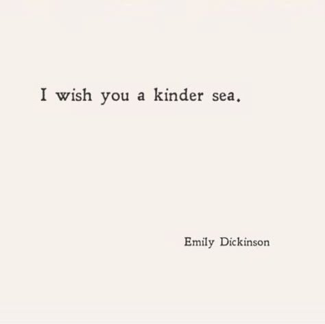 You Deserve The Fairytale, I Wish You A Kinder Sea, Citation Force, I Wish You Well, Vie Motivation, Literature Quotes, Emily Dickinson, Lovely Quote, Visual Statements