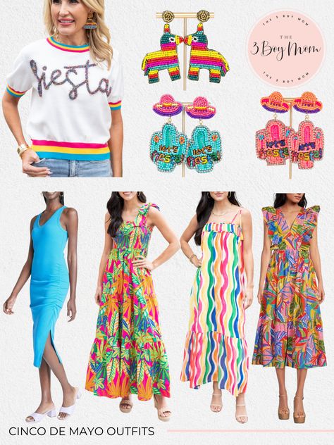 Click the photo to shop | cinco de mayo outfit, spring outfit Fiesta Outfits For Women, Fiesta Party Outfit Women, Cinco De Mayo Party Outfit, Cinco De Mayo Outfit Women, Summer Outfit Ideas 2023, Mom Outfit Ideas, Cinco De Mayo Celebration, Outfit Ideas 2023, Fiesta Outfit