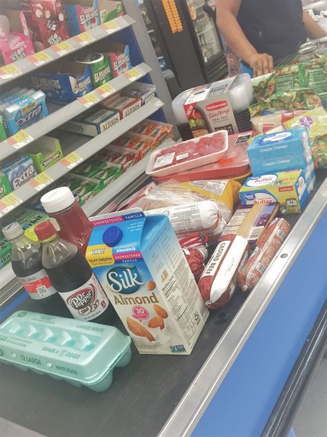 Food Items Images, Fake Grocery Store Snaps, Grocery Store Pictures, Grocery Store Pics, Buying Groceries Aesthetic, Jenny Boo, Late Night Grocery Store Aesthetic, Groceries On A Budget, Shopping Pics