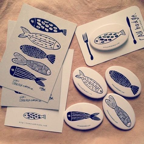 Stamp Carving, Icon Ideas, Tanah Liat, Handmade Stamps, 카드 디자인, Diy Stamp, Arte Inspo, Diy Clay Crafts, Fish Design