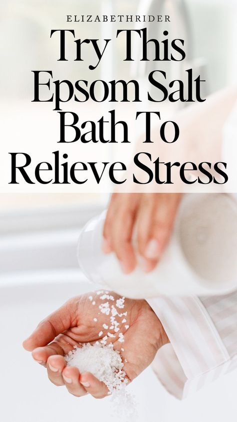 An Epsom salt bath is one of the easiest and cheapest ways to relax and the end of the day and create a spa-like experience right at home.While you all know I love some fancy homemade bath salts, a simple Epsom salt bath is also wonderful!One of my all-time favorite self-care rituals is what I call the “Soak-The-Day-Away Detoxifying Bath.Benefits of Epsom salt baths | Stress relief with Epsom salts | Epsom salt bath for relaxation Epsom Salt Detox Bath, Diy Epsom Salt Bath Recipes, Epsom Salt Bath Recipe, Epsom Salt Bath Benefits, Salt Bath Benefits, Health 2025, Benefits Of Epsom Salt, Epsom Salt Benefits, Homemade Bath Salts