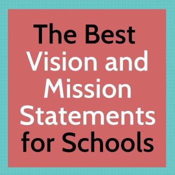 The most common words in school vision and mission statements are: 1. Christian 2. Community 3. Safe 4. Excellence 5. Potential 6. Skills 7. Global 8. Prepare 9. Achieve 10. Life-long School Mission Statements, Daycare Mission Statement, School Vision And Mission Statements, Teacher Mission Statement, School Mission And Vision, Classroom Vision Statement, Classroom Mission Statement Examples, Mission Vision Values Design, Classroom Mission Statement