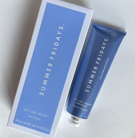 Jet Lag Mask - Summer Fridays | Sephora Minimalistic Makeup, Jet Lag Mask, Jet Lag, Hydrating Cream, Summer Fridays, Makeup Essentials, Beauty Inspiration, Face Cream, Fragrance Free Products