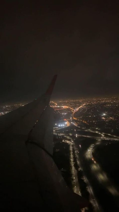 #plane #planewindow #travelling #flying #city #lights #citylights #fly #planewing #wing #window #citylights #night #flight #flights Flight Window, Flying City, Plane Wing, Air India Flight, Air India Express, Airplane Window View, Plane Window, Night Flight, Airplane Window