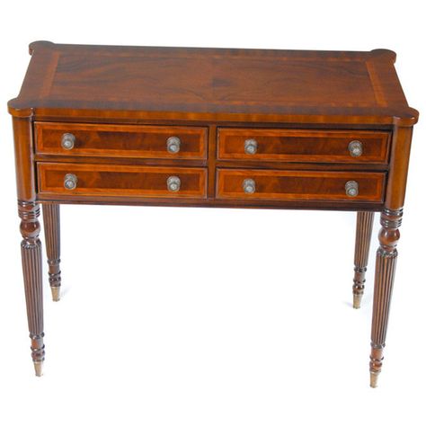 Sheraton Hall Table, Niagara Furniture, mahogany console Traditional Entry, Traditional Console Tables, Entry Hall Table, Entry Stairs, Metal End Tables, Traditional Table, Table Console, Hall Table, Console And Sofa Tables