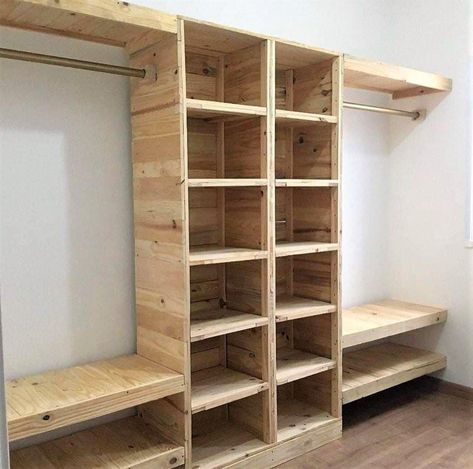 Ikea Loft, Ikea Loft Bed, Blue Deck, Summer Deck, Bed In Closet Aesthetic, Modern Murphy Beds, Bed In Closet Ideas, Shed Building, Closet Bed