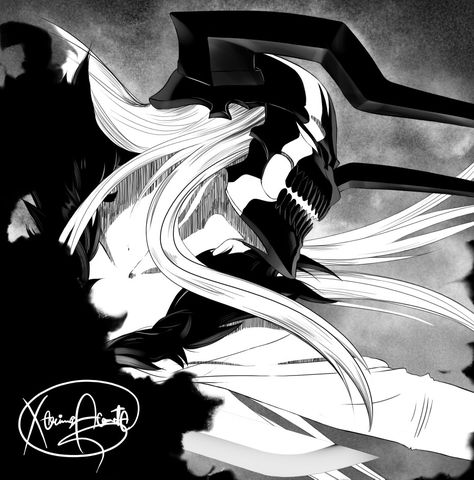 Ichigo Vasto Lorde Bleach Bigger Drawing, White Ichigo, Vasto Lorde, Quincy Bleach, Hollow Ichigo, Bleach Ichigo Bankai, Ichigo Bankai, Tensa Zangetsu, Bleach Ichigo Kurosaki