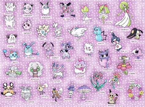 Pokemon Fairy Type, Fairy Type Pokemon, Types Of Fairies, Search Pins, Type Pokemon, Dream Room Inspiration, Pokemon Characters, Art Memes, Cute Pokemon