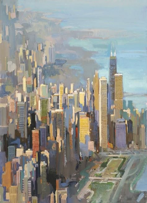 Francis Livingston - New York City Skyscrapers Textiles Architecture, Cityscape Paintings, Skyline Painting, City Scapes, Boutique Business, Abstract City, City Painting, Cityscape Art, Art City