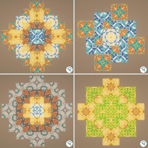 Rale | Design’s Instagram post: “Glazed Terracotta Floors ☀️ ▪️ Rate it 1-10 🚀 Made by @rale_design ▪️ If you like this post, save it or share it with your friends! ▪️…” Pink Glazed Terracotta Minecraft, Minecraft Tile Pattern, Minecraft Glazed Terracotta Ideas, Terracotta Floor Minecraft, Minecraft Floor Designs Terracotta, Glazed Terracotta Minecraft Builds, Terracotta Minecraft House, Minecraft Terracotta Builds, Glazed Terracotta Minecraft