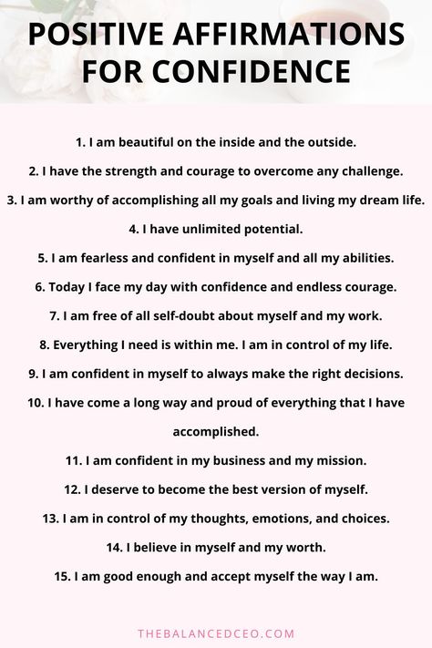 Confidence Affirmation Quotes, Daily Affirmations For Confidence, Positive Daily Affirmations For Women, Positive Affirmation For Confidence, Affirmations Quotes For Life, Affirmations For Self Development, Quote About Self Confidence Positive Affirmations, Affirmation Ideas, Daily Affirmations For Self Love