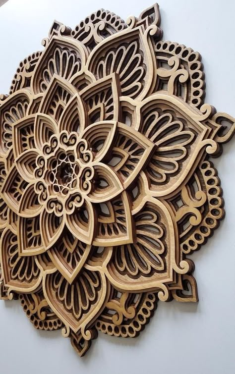 Nautical Mural, Mandala Video, Draw Mandala, Drawing Mandalas, Wood Mandala, Drawing Zentangle, Mandala Wall Decor, Carved Wood Wall Art, Wall Decor Wood