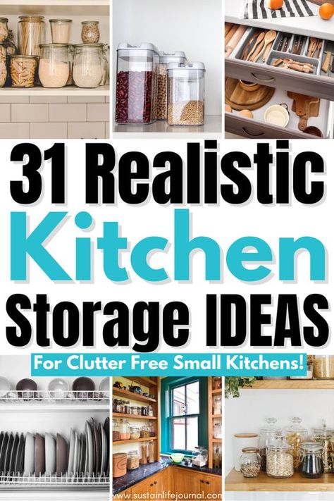 Embark on a journey of decluttering your small kitchen into an organized haven. Our guide offers practical solutions to declutter your kitchen cabinets, maximize storage space in your kitchen, and implement home organization ideas that work in your favor. This is your first step towards creating a minimalistic kitchen that nurtures mindful living. Learn how to organize your kitchen countertops and have a neat kitchen pantry. Follow for more minimalism tips and home organization hacks! Organizing Ideas Small Kitchen, Kitchen Storage Ideas For Small Kitchens, Minimalist Kitchen Storage Ideas, How To Organize A Small Kitchen, How To Organize Kitchen, Storage In Small Kitchen, Kitchen Storage Ideas For Small Spaces, How To Organize Kitchen Cabinets, Space Saving Kitchen Ideas