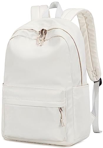 School Backpack for Teen Girls Women Laptop Backpack College Bookbags Middle School Travel Work Commuter Back Pack(Solid Beige) School Backpack College, Middle School Backpack, Women Laptop Backpack, Cute Backpacks For School, Beige Backpacks, Teen's Backpack, Backpack College, Laptop Backpack Women, Solid Beige