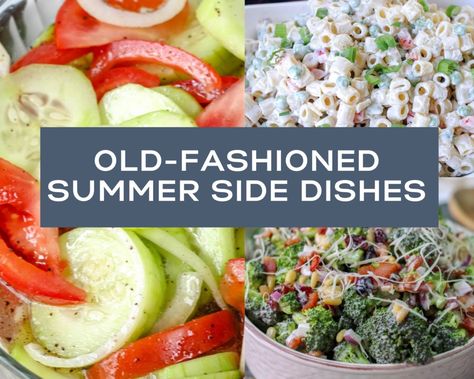 Pasta salad, potato salad, baked beans and more old-fashioned summer side dishes you love. So good you'll even impress Grandma! Southern Style Potato Salad, Salad Potato, Southern Cooking Recipes, Southern Living Recipes, Easy Summer Recipes, Best Macaroni Salad, Summer Needs, Side Items, Seasonal Cooking