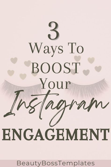 Ideas to boost your engagement on Instagram for beauty professionals. 3 ways you can increase your Instagram engagement for salons. Salon social media marketing tips for Instagram. Social Media Post Ideas For Engagement, Esthetician Engagement Post, Boost Engagement On Instagram, Increase Engagement On Instagram, Engagement Posts Social Media Wedding, Salon Social Media, Tips For Instagram, Instagram Growth Strategies, Engagement On Instagram