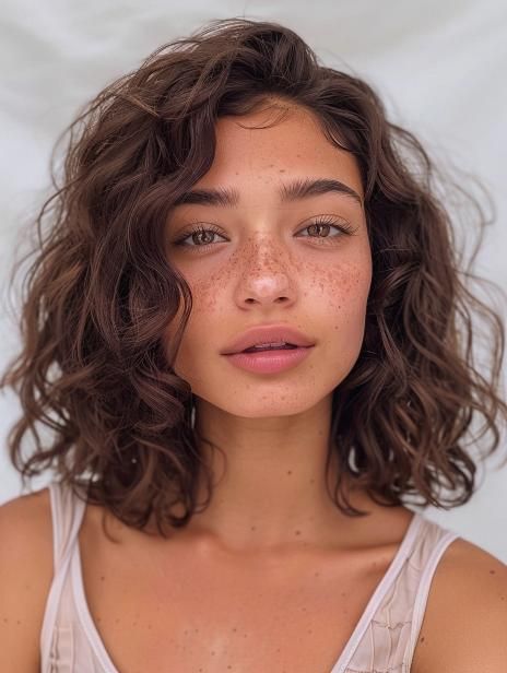 Best Haircuts for Wavy Hair in 2024: Trendy Styles to Try Bob With Natural Waves, Curly Haircuts Square Face, Shoulder Length Haircuts Wavy Hair, Short And Wavy Haircuts, Wavy Haircut Inspiration, 2b Wavy Hair Haircuts Medium, Shoulder Wavy Haircuts, 2b Medium Length Hair, Bob Length Curly Hair