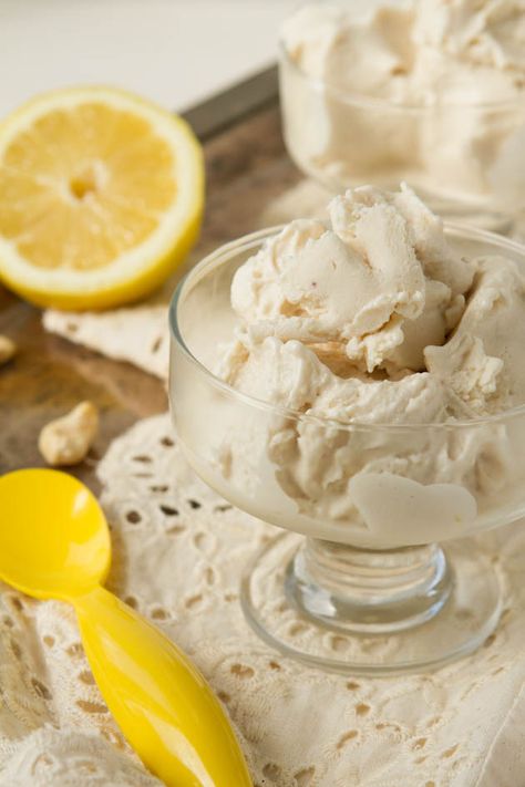 Lemonade Ice Cream (5) Lemonade Ice Cream, Cashew Cream Recipe, Cottage Cheese Ice Cream, Allergy Diet, Cheese Ice Cream, Lemon Ice Cream, Cashew Cream, Ice Cream Sorbet, Lemonade Recipes