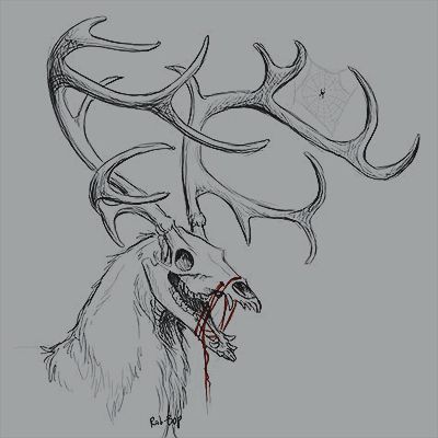 Deer Skull Reference, Deer Skull Mask, Deer Monster, Deer Skull Drawing, Forest Mask, Deer Skull Art, Creepy Drawings, Deer Tattoo, Deer Skull