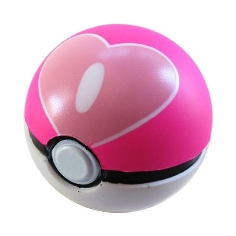 Amazon.com: Pokemon Soft Foam 2.5 Inch Poke ball Toy "Love Ball"... ($11) ❤ liked on Polyvore featuring pokemon, fillers, toys and home Poke Ball, Pokemon, For Women, Toys, Pink, Pokémon