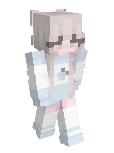 a soft, baby blue minecraft skin with a blueberry sweater by giovanka on namemc! <3 Minecraft Skins Blue, Blue Minecraft, Minecraft Outfits, Skin Mine, Minecraft Skins Aesthetic, Minecraft Girl Skins, Mc Skins, Minecraft Banners, Skin Minecraft