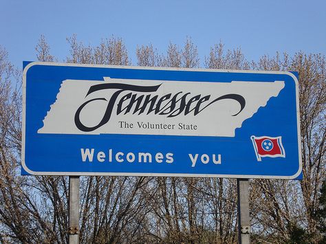 Tennessee State Welcome Sign (McNairy County, Tennessee) by courthouselover, via Flickr State Of Tennessee, State Signs, Nashville Trip, Tennessee Vacation, Tennessee State, North Carolina Mountains, Usa States, National Parks Usa, Support Network