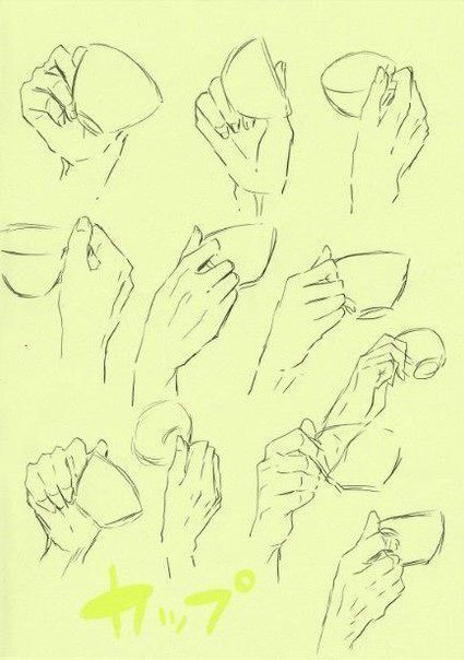 Hand References, Draw Hands, Anime Hands, Drawing Hands, Seni Dan Kraf, Hand Drawing Reference, Anatomy Sketches, Hand Reference, Hands Holding