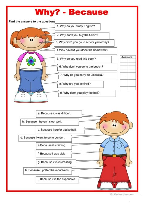 Speech Therapy Worksheets, Question Words, Pod Cast, Linking Words, Why Questions, Reading Comprehension Lessons, English Activities For Kids, Teaching English Grammar, English Exercises