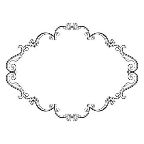 Catholic Artwork, Vintage Frames Vector, Scrapbook Frames, Vintage Borders, Frame Vector, Ornament Frame, Borders And Frames, Vintage Frame, Clip Art Borders