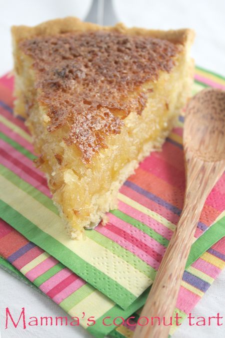 Butternut Bread, Coconut Tart Recipe, French Coconut Pie, South African Desserts, Coconut Tart, African Dessert, Coconut Pie, South African Recipes, A Piece Of Cake