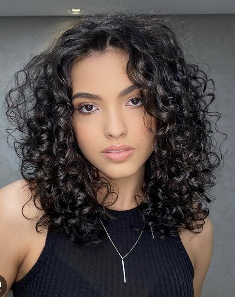 Medium Curly Haircuts With Layers, Curly Hairstyles 2023, Hispanic Hairstyles, Kręcony Bob, Hairstyles Latina, Hair Vacation, Curly Updos, Curly Cut, Latina Hair