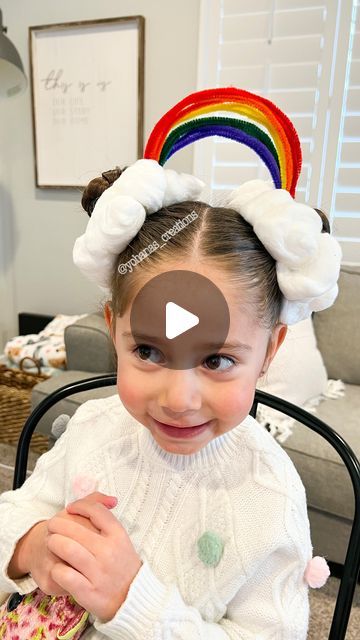 Crazy Hair For Kids, Kids' Hairstyles, Crazy Hair Day Ideas, Spirit Days, Crazy Hat, Crazy Hat Day, Toddler Hairstyles, Hat Day, Wacky Hair Days