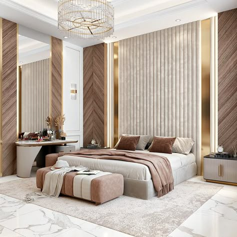 Modern Bedroom design on Behance Modern Luxury Bedroom Design, Bedroom Design Luxury, Bedroom Ideas Luxury, Bedroom Interior Design Luxury, Modern Luxury Bedroom, Modern Bedroom Interior, Luxury Bedroom Design, Luxury Bedroom Master, Bedroom Bed Design