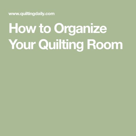 How to Organize Your Quilting Room How To Store Fabric Organizing Ideas, Quilting Room Organization, Quilt Room Organization, Ironing Station, Craft Storage Solutions, Sewing Area, Quilt Room, Donation Box, Quilt Rack