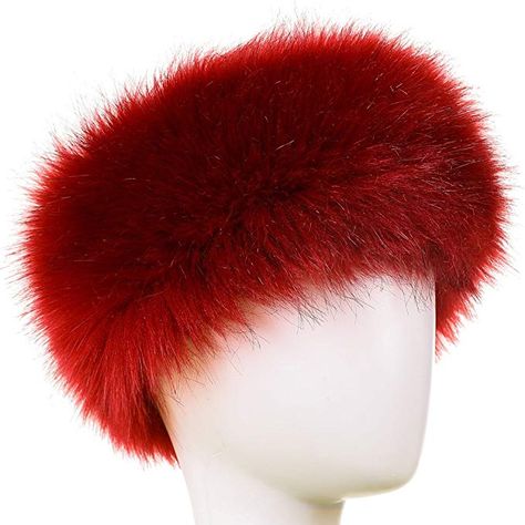 Rainy Washington, New Era Outfit, Red Russian, Headband Winter, Faux Fur Headband, Russian Hat, Occasion Hats, Red Fur, Fur Headband