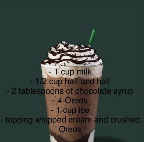 Starbucks Recipes Simple, How To Make Cookie Crumble Frap, Oreo Starbucks Drinks Recipes, Homemade Mocha Cookie Crumble Frappuccino, Frappichinos Recipes, Starbucks Drinks At Home How To Make, Frappuccino Recipe No Coffee, Crumble Cookies Recipe Ingredients, How To Make A Starbucks Drink At Home