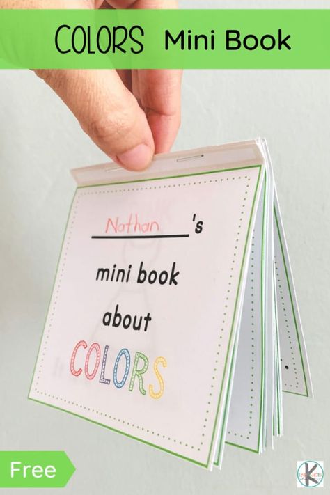 Printable Kindergarten Books, Printable Books For Preschool, Colors Free Printable Preschool, Learning Colors Preschool Crafts, Colour Kindergarten Activities, Color Books Preschool, Preschool Crafts Colors, My Color Book Preschool Free Printable, Learning About Colors Preschool