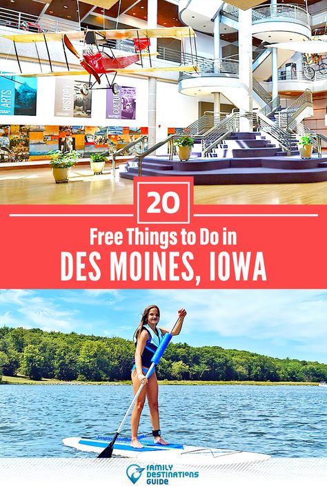 Things To Do In Des Moines Iowa, Des Moines Iowa Things To Do In, Iowa Road Trip, Midwest Vacations, Summer With Kids, Cheap Travel Destinations, Iowa Travel, Vacation 2024, Travel Destinations In India