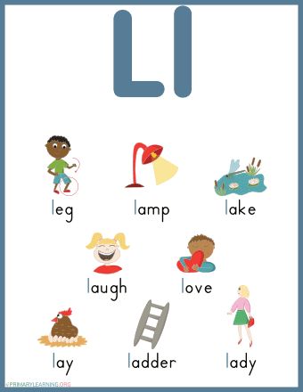 Build phonics skills and practice beginning sound L with your children! This worksheet features pictures of things that begin with the letter L. Teachers and parents can use this printable to introduce the concept of identifying words that start with the letter L. The beginning letter L is highlighted in blue to show Teaching Short Vowel Sounds, Letter L Worksheets, Vowel Practice, Sight Words Worksheets, Kindergarten Word Families, Pictures Of Things, Increase Vocabulary, Short Sentences, Sound Picture