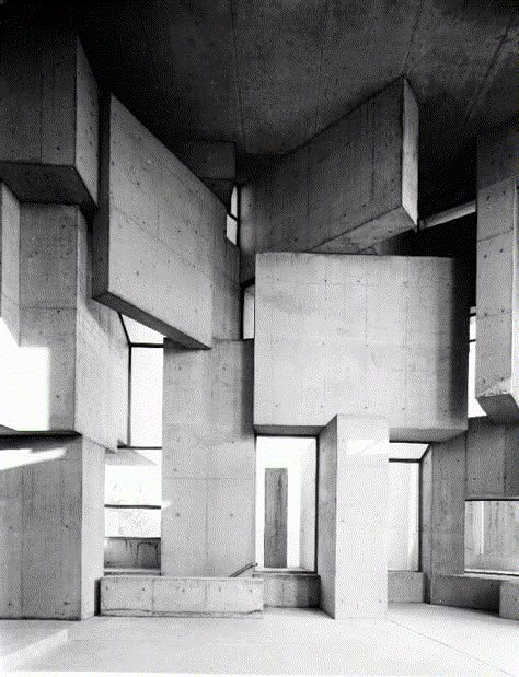 Kindergarten Architecture, Brutalism Architecture, Concrete Architecture, Plans Architecture, Religious Architecture, Architecture Design Concept, Brutalist Architecture, Architectural Styles, Space Architecture