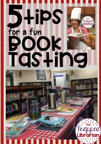 Book Tasting Ideas, Tasting Activities, School Library Lessons, Elementary Librarian, Book Tasting, Library Lesson Plans, School Library Displays, Library Book Displays, Elementary School Library