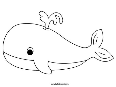 Whale Colouring Picture, Whale Outline Drawing, Whale Outline, Kids Colouring Printables, Whale Coloring, Outline Pictures, Whale Crafts, Whale Coloring Pages, Elephant Coloring