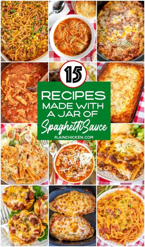 How To Use Leftover Spaghetti Sauce, Recipes Using Leftover Spaghetti Sauce, Leftover Spaghetti Sauce Recipes, Leftover Marinara Sauce Recipes, Left Over Spaghetti Sauce, Recipe Using Spaghetti Sauce, Spaghetti Casseroles, Leftover Spaghetti Sauce, Chicken With Spaghetti Sauce