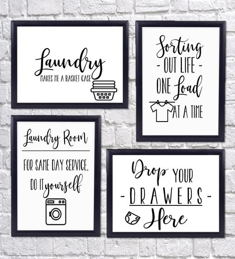 Laundry Room Decor Signs, Bathroom Jars, Laundry Room Wall Decor, Laundry Room Inspiration, Laundry Room Remodel, Laundry Room Signs, Laundry Signs, Laundry Decor, Laundry Room Diy