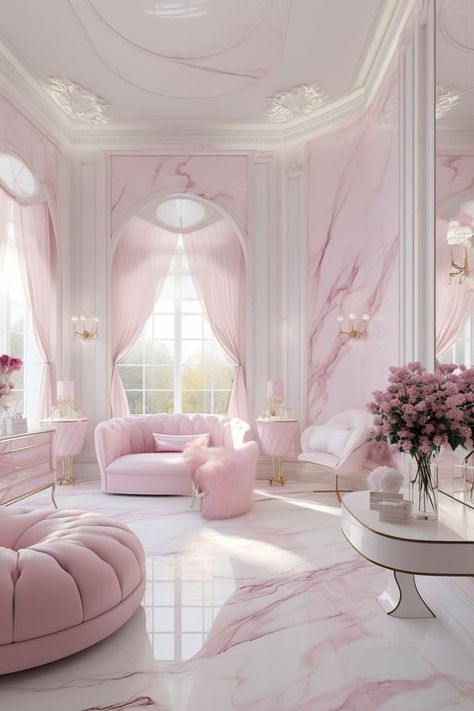 Pink Furniture, Pink Bedroom Decor, Pink Room Decor, Pink House, Dream House Rooms, Cozy Room Decor, Luxury Rooms, Room Makeover Bedroom, Dream Room Inspiration