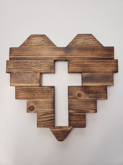 12x12x1 handmade. Picket Projects, Wooden Crosses Diy, Wood Crosses Diy, Crosses Diy, Wooden Cross Crafts, Woodshop Ideas, Christmas Diy Wood, Barn Wood Crafts, Wooden Crosses