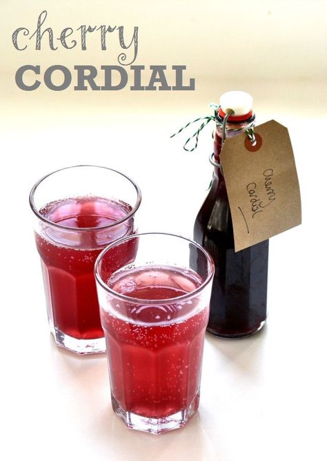 A cheery cherry cordial for making craft cocktials Cordial Recipes, Infused Liquors, Cordial Recipe, Liqueur Recipes, Cherry Cordial, Liqueurs Recipes, Homemade Wine, Frozen Cherries, Cherry Recipes